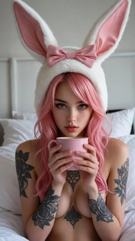 🐰 Pink Bunny, AI character on Lovescape