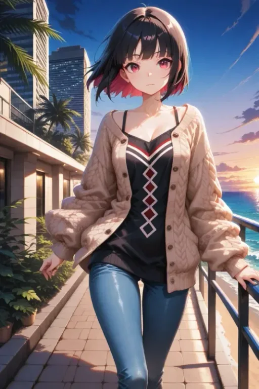 Lady Black Friday, AI character on Lovescape