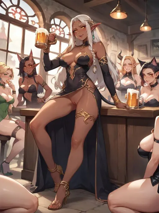 Hentai fantasy life simulator, AI character on GirlfriendGPT
